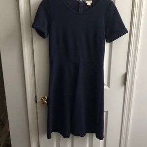 Jcrew Navy blue a-line dress